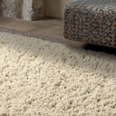 Ryetepper   Fassale Hand Woven Wool Shaggy krem Størrelse: 200 x 290 cm