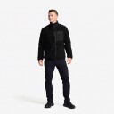 Revolutionrace High Pile Fleece Jacket Herre Black 4XL Herre Overdeler Fleece & midlayers