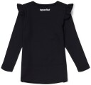 Hyperfied Frill Sleeve Top Anthracite 110-116