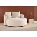 Kelso sofa Ø150cm 3 pers. beige.