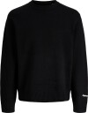 Jack & Jones Jornorrebro Knit Crew Neck Sn   BLACK   M