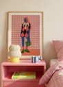 Vibrant Argyle Style Plakat / 21x30