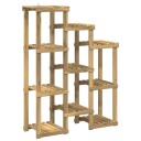 vidaXL Planteholder Hvit 85 x 30 x 114,5 cm Solid akasietre