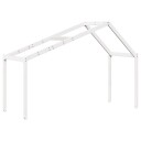 Tak for barneseng hvit 213x95,5x144,5 cm heltre furu