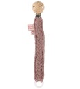 Smallstuff Heklet Smokkesnor Dark Rose OneSize Smokkebånd Lilla Rosa