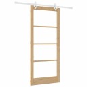 vidaXL skyvedør med maskinvare sett 93x211 cm solid tre furu