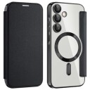 Samsung Galaxy A35 Flip-deksel med kortspor MagSafe-kompatibelt svart