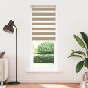 Sebragardin sandbrun 85x230 cm stoff bredde 80,9 polyester