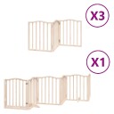 Vidaxl Hundeport Sammenleggbar 15 Paneler 750 cm Poppeltre
