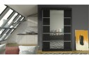 Garderobe Lino LED-belysning - Svart