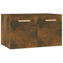 vidaXL Veggskap røkt eik 60x36,5x35 cm konstruert tre