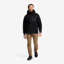 RevolutionRace Herre > Overdeler > Fleece & midlayers Sherpa Hoodie Herre Caviar Størrelse:L