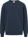Knowledge Cotton Apparel Basic Badge Sweat   Gots/Vegan   Navy   S