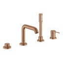 Grohe Essence 4-hulls badekarbatteri Brushed Warm Sunset