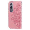 OnePlus Nord CE4 Lite/Oppo K12x Mandala Series Lommebok-deksel Rosa