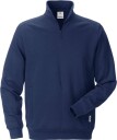 Fristads Sweatshirt Med Kort Dragkedja 7607 Sm Mörk Marinblå S
