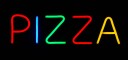 Neonskilt 60cm Pizza