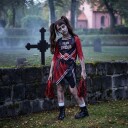 Zombie Cheerleader Barn Kostyme - 6-8 år