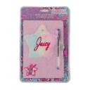 Glitter Dagbok m/ lås, speil og penn Juicy