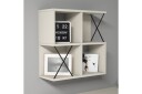 Vegghylle Amtorp 60 cm   Brun|Svart