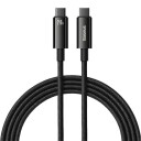 Baseus USB-C Kabel 240W Tungsten Gold 2 m Svart