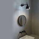 Lampe Gras 304 Bathroom Vegglampe Hvit/Svart/Polycarbonat