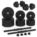 Justerbare manualer 2x10 kg treningssett 20 kg
