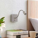 Lindby Legera LED-vegglampe med fleksibel arm
