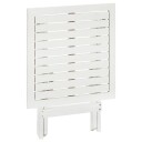 vidaXL Bistrobord hvit 46x46x47 cm heltre akasie