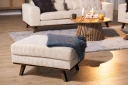 Copenhagen Fotskammel Cordfløyel - Beige