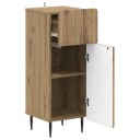vidaXL Baderom Oppbevaringsskap ZWOLLE Artisan eik 30 x 31 x 79,5 cm