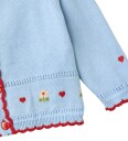 Flöss Cardigan   Strikk   Blanca   Blue Sky   Flöss   2 år 92   Cardigan   Blå