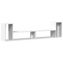  TV-benker 2 stk hvit 100x30x50 cm konstruert tre 8721012496958