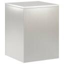 vidaXL Planteholder Sølv 30 x 30 x 40 cm Stål