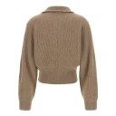 Brunello Cucinelli Dame Strikkevarer Brun L,