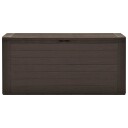 vidaXL Putekasse brun 116x44x55 cm