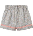 Wheat ShortSilja   Air Blue Blomster   Wheat   7 år 122   Shorts   Blå