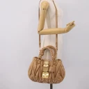 Miu Miu Pre owned Dame Pre owned Beige ONE SIZE,