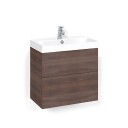 Macro Design Crown Servantskap 2 Skuff- med Light 70 Servant Brun ask / 60cm Plain
