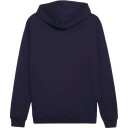 PUMA teamGOAL Full Zip Hettegenser Barn Navy 128
