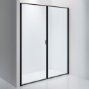 INR Iconic Nordic Rooms Dusjvegg Edge 3 Måltilpasset / Stone Frostet Glass