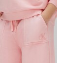 Calvin Klein Ck Pigment Dyed Wide Leg Pant   Pink   170