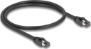 Delock Cat8.1 S/FTP RJ45 patchkabel svart 0,5 m