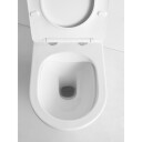 Lavabo Studio Vegghengt Toalett 545x360 mm, m/sete, Rimless, Hvit