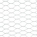 vidaXL Trådgjerde kylling stål med PVC belegg 25x1,2 m grønn