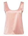 Ahlvar Gallery Shiro Satin Tank Pink L