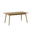 FDB Møbler - C35B Spisebord 160x82 - Natur/Svart