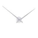 KARLSSON Wall Clock Little Big Time - Silver - Ø90CM