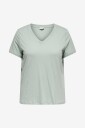 Only Carmakoma   Topp carAlison S/S V neck Reg Tee   Grønn