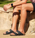 Birkenstock Unisex Arizona Oiled Leather Regular 38, Black